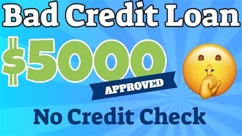 5k Loan With Bad Credit